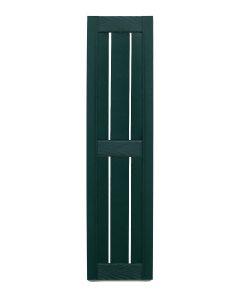 10" Wide - Exterior Vinyl Framed Board-n-Batten Shutters - Open Weave