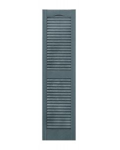12" Wide - Exterior Vinyl Louver Shutters
