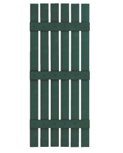 24.375" Wide - Exterior Vinyl Board-n-Batten Shutters - Open Weave