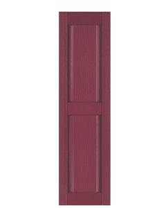 12" Wide - Exterior Vinyl Classic Panel Shutters