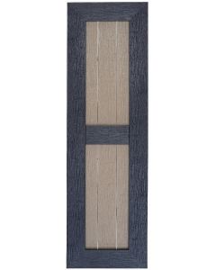 14.25" to 17" Wide - Exterior Vinyl Country Style Shutters