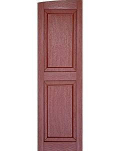 14.5" Wide - Exterior Vinyl Raised Panel Shutters