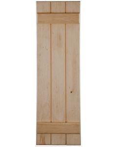 Exterior Wood Board-n-Batten Shutters