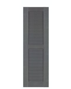 16.25" Wide - Exterior Vinyl Louver Shutters